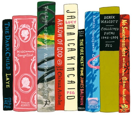 Adichie Chimamanda's ideal bookshelf