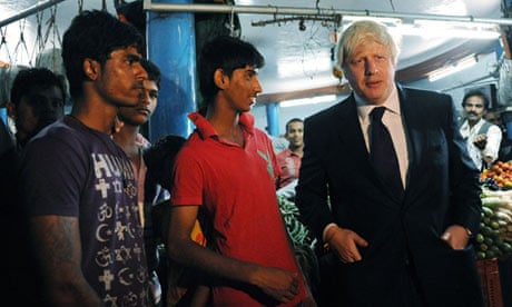 Boris Johnson in Hyderabad