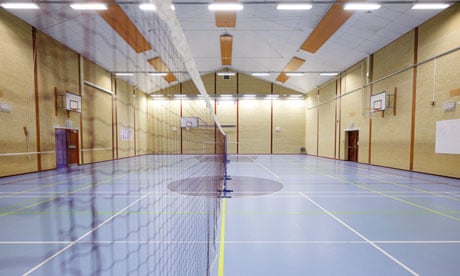 Empty sports hall