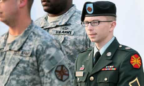 Bradley Manning is escorted away from his Article 32 hearing