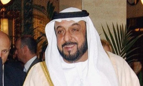 UAE president Sheikh Khalifa bin Zayed al-Nahyan