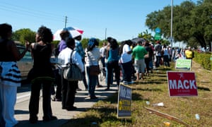 Miami-Dade Miami Florida early voters