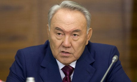 Nursultan Nazarbayev, president of Kazakhstan.