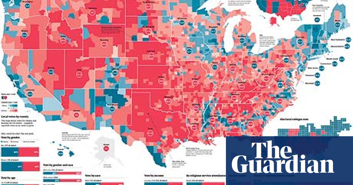 Us Election 2012 Results Visualised Us News The Guardian
