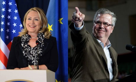 Hillary Clinton v Jeb Bush? With 2012 election over speculation turns to 2016 | US politics | The Guardian Hillary Clinton v Jeb Bush? With 2012 election over speculation turns to 2016 | US politics | The Guardian