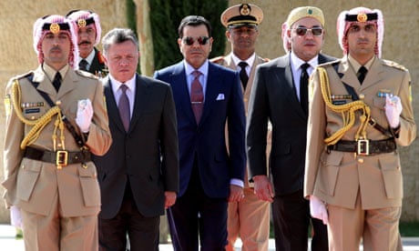 King Abdullah II of Jordan and Morocco's King Mohammed VI in Amman