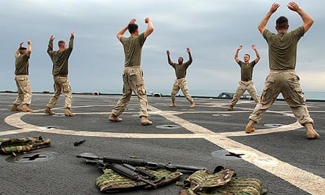 US marines training