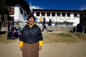 Bhutan: Principal of Losel Primary School