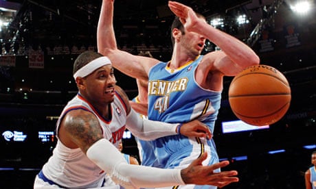 Carmelo Anthony back with 34 points as New York Knicks rock Nuggets, NBA