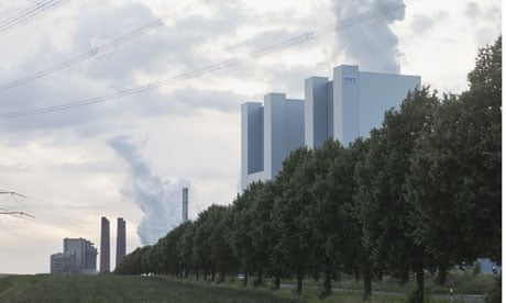 The BoA 2&3 coal-burning power plant, which began operation in Aug 2012 near Grevenbroich, Germany