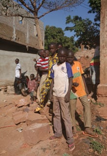 Mali refugees in Bamako