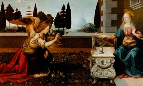 Leonardo da Vinci's The Annunciation