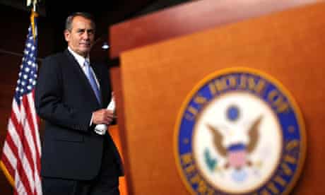 John Boehner fiscal cliff briefing