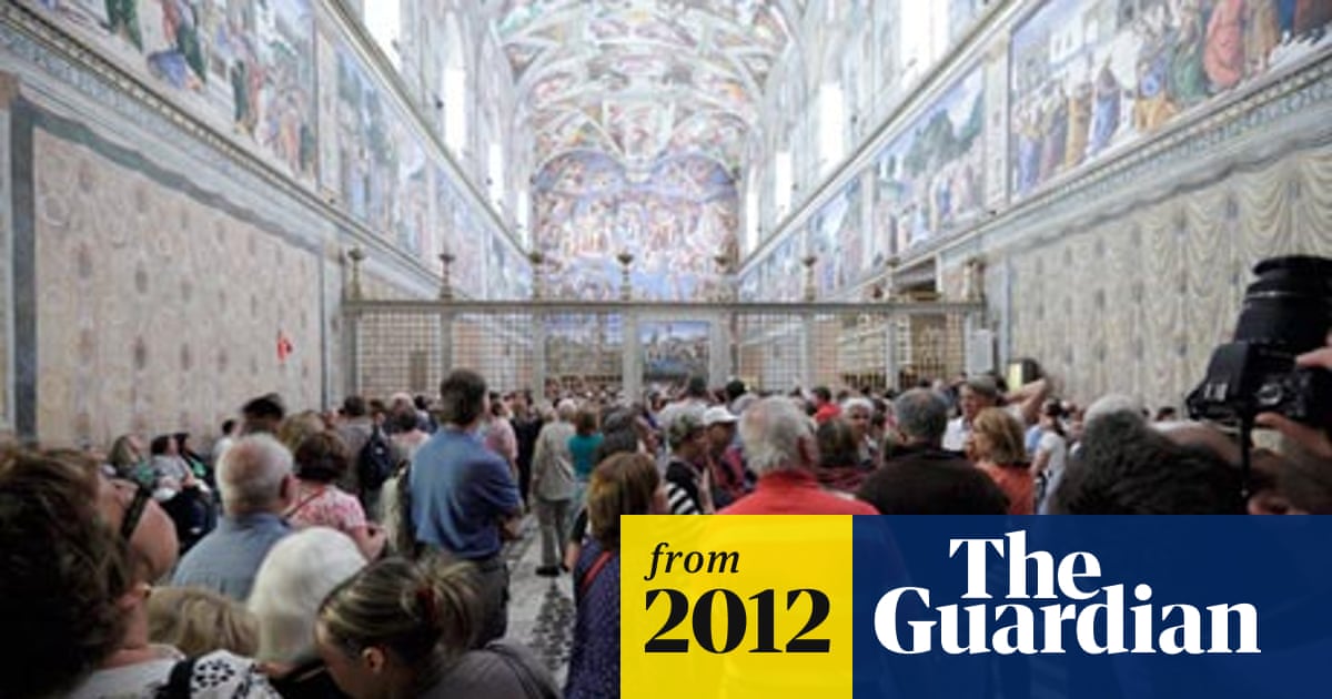 Sistine Chapel Tourists To Be Vacuumed And Cooled To Protect Frescoes Vatican The Guardian Sistine Chapel Tourists To Be Vacuumed And Cooled To Protect Frescoes Vatican The Guardian