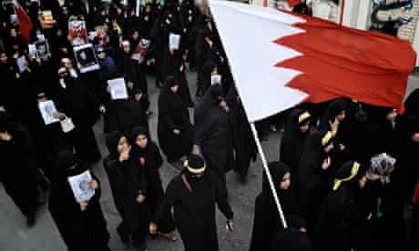 Bahrain women protest