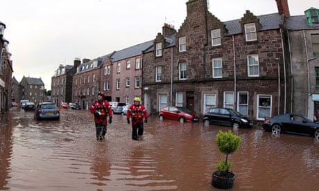 Flooding in Stonehaven