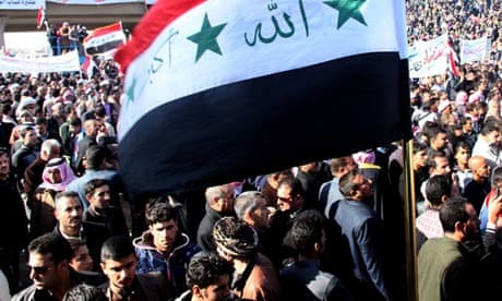 Thousands of Sunni protesters gather in Iraq's Anbar province