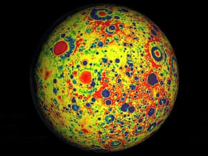 NASA: lunar gravity field on the moon