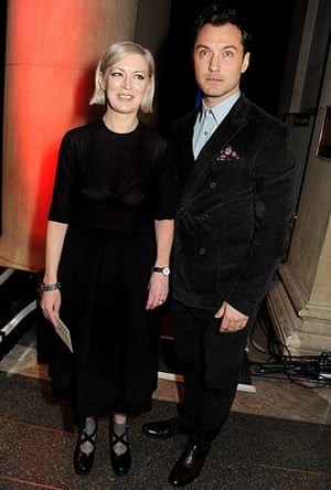 Turner Prize: Elizabeth Price with actor Jude Law who presented her with the prize