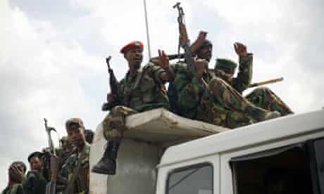 M23 rebels near Goma