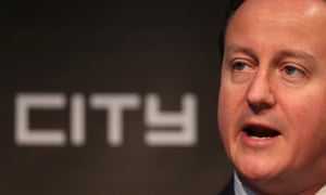 David Cameron speaks at the Electric City Conference on 6 December 2012 in London.