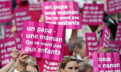 France anti gay marriage protest