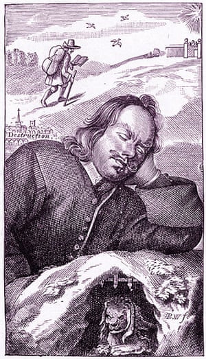 Illustrations: Frontispiece for John Bunyon's The Pilgrim's Progress