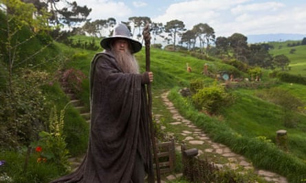 Ian McKellen as Gandalf in The Hobbit: An Unexpected Journey.