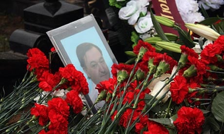 Russian lawyer Sergei Magnitsky's grave