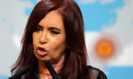 Argentine president Cristina Fernández de Kirchner