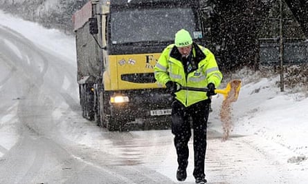 Britain Endures Coldest Night Of Winter Uk Weather The Guardian