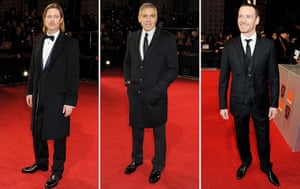 Bafta fashion: Brad Pitt, George Clooney and Michael Fassbender