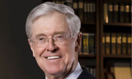 The billionaire Charles Koch, a key financier of the Heartland Institute