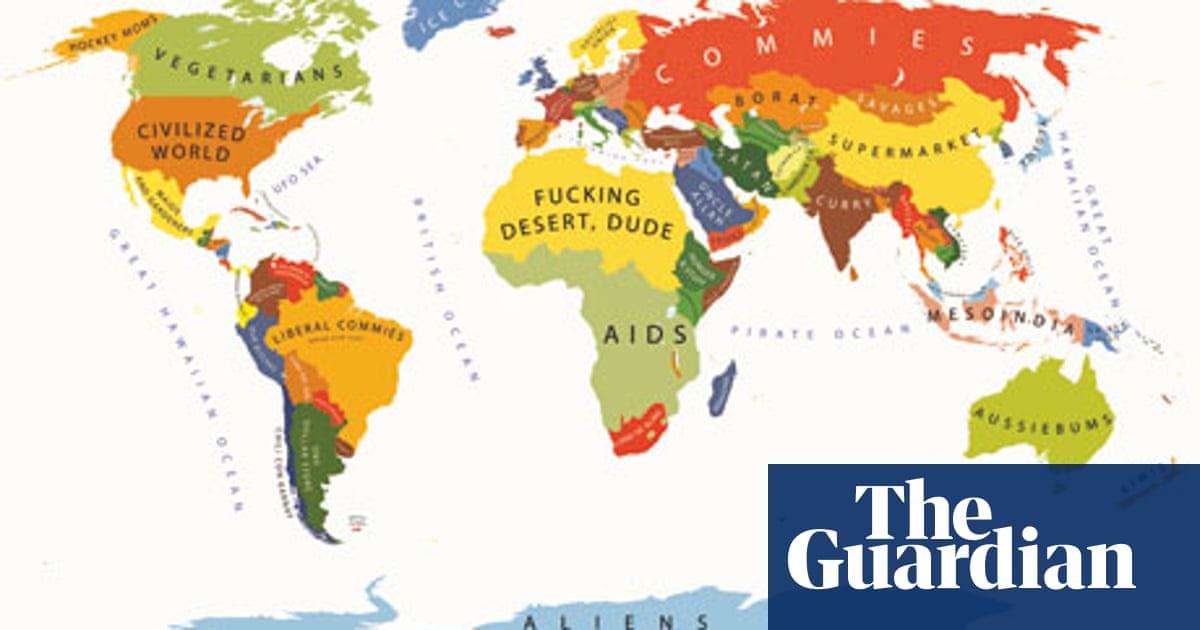 Stereotype Maps Is That What They Think Of Us Art And Design The Guardian
