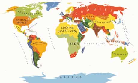 Stereotype Maps Is That What They Think Of Us Art The Guardian