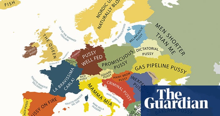 Yanko Tsvetkov S Stereotype Maps In Pictures Art And Design The Guardian Stereotype Map Of The World