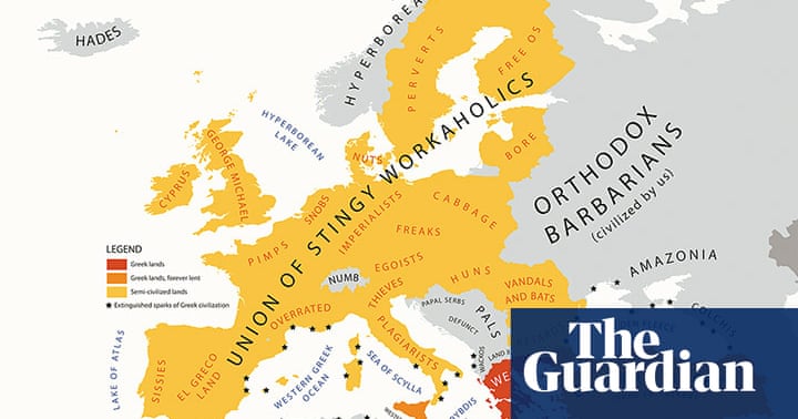 Yanko Tsvetkov S Stereotype Maps In Pictures Art And Design The Guardian