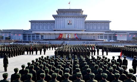 North Korean soldiers in Pyongyang