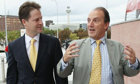 Simon Hughes and Nick Clegg