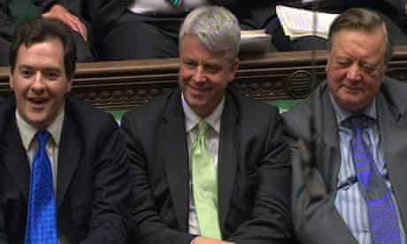 George Osborne, Andrew Lansley and Kenneth Clarke