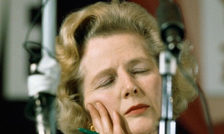 Margaret Thatcher Falling Asleep at Conference