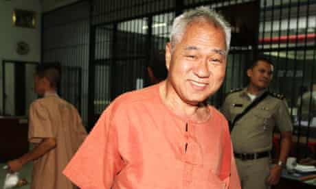 Thai court convicted seven years and six months on lese majeste for his public speech