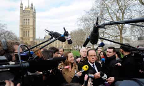  Francois Hollande at Westminster