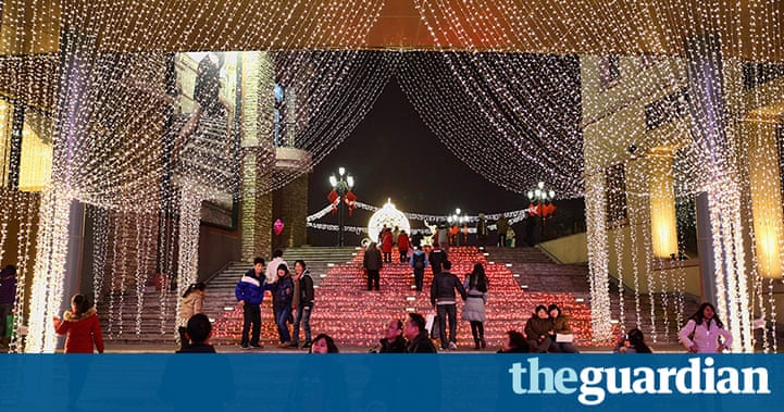 Numerous stilt hedong folk Chinese lantern festival - in pictures | Life and style | The Guardian