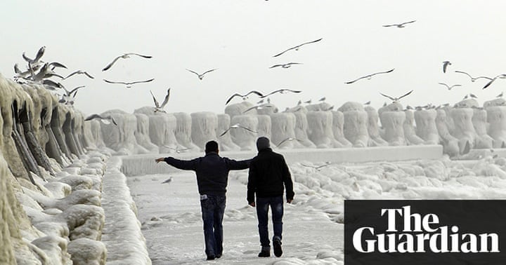 Europe weathers the winter - in pictures | UK news | The Guardian