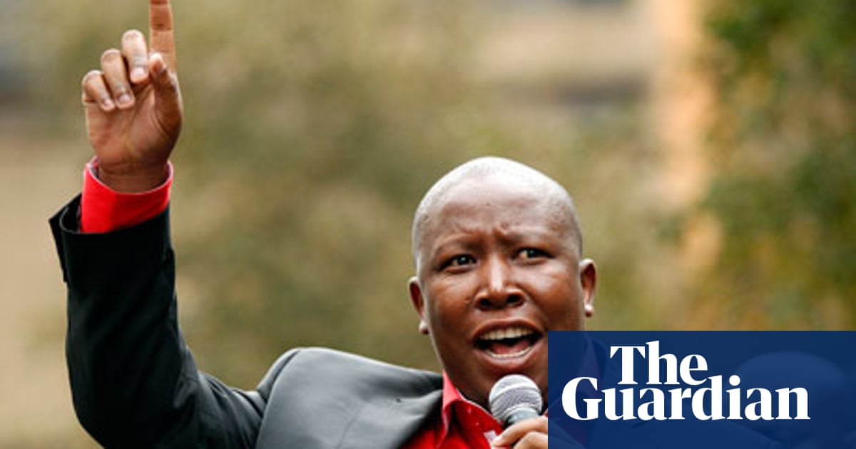 Julius Malema The Man Who Scarred South Africa World News The Guardian