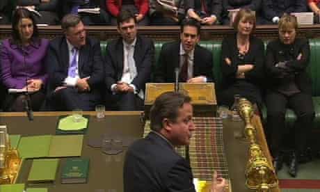 David Cameron at Prime Minister's questions