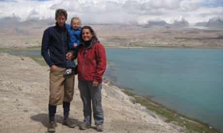 Rupert Wilson-Young, Dorothee and Oceanne in the Karakorum mountains, China