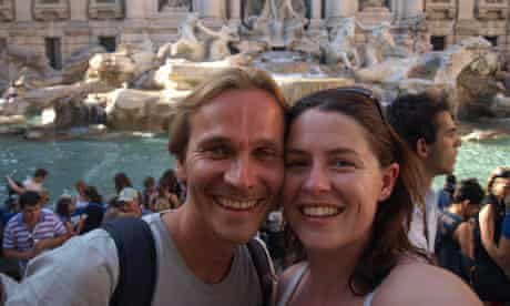 Shaney Hudson and Chris in Rome