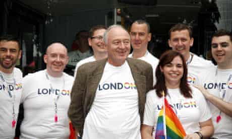 Ken Livingstone at Pride, London 30/6/07